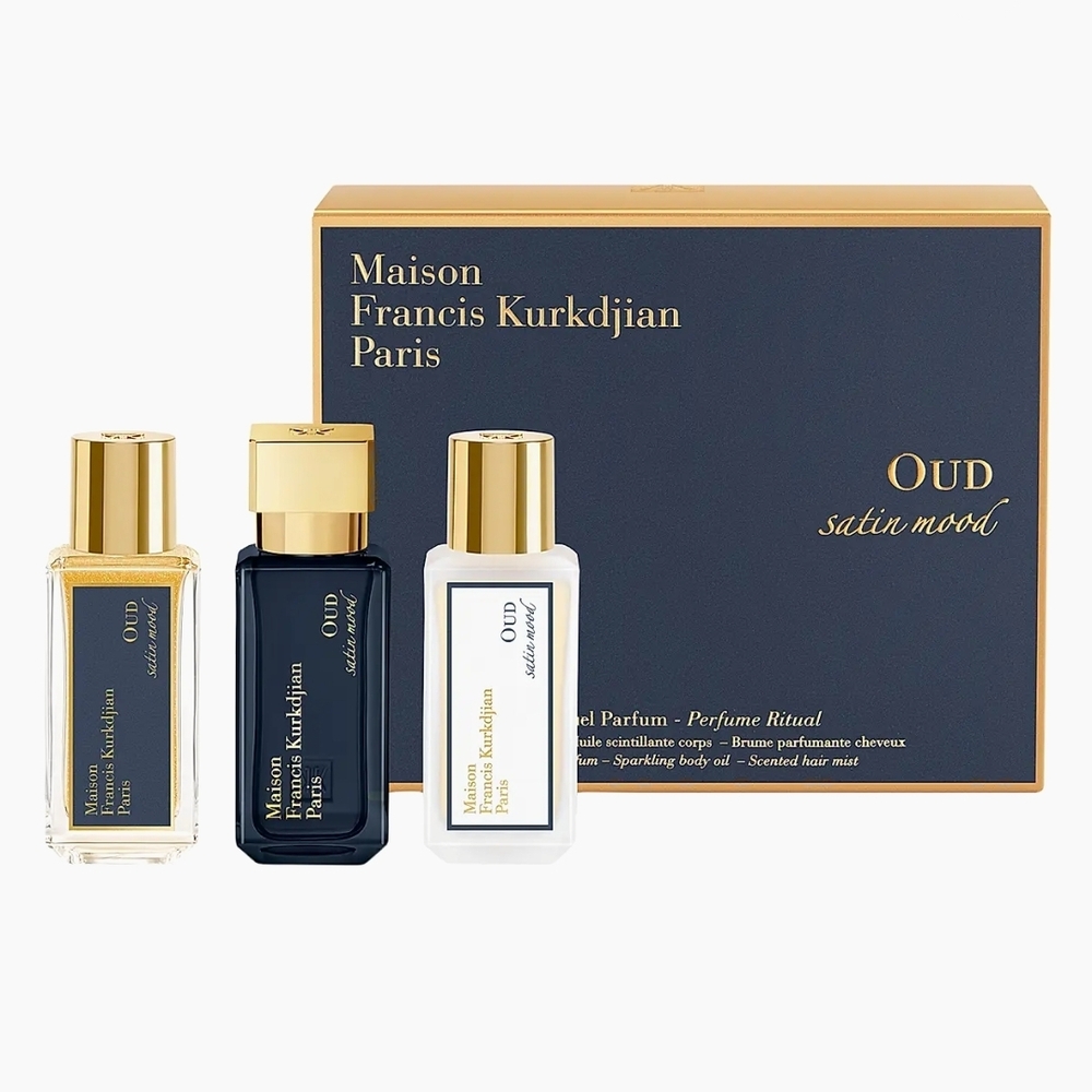 Maison Francis Kurkdjian Oud Satin Mood Ritual Trio Set New Sealed Box